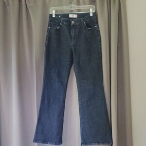 CAbi Indigo Trouser Leg Jeans